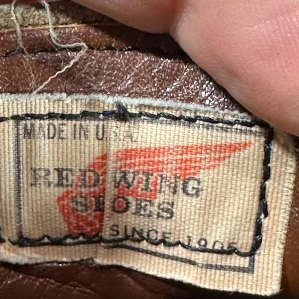 Vintage 1980's Red Wing Boots Chukka Ankle Moc‎ Toe Men's Sz 9.5 USA Gorpcore